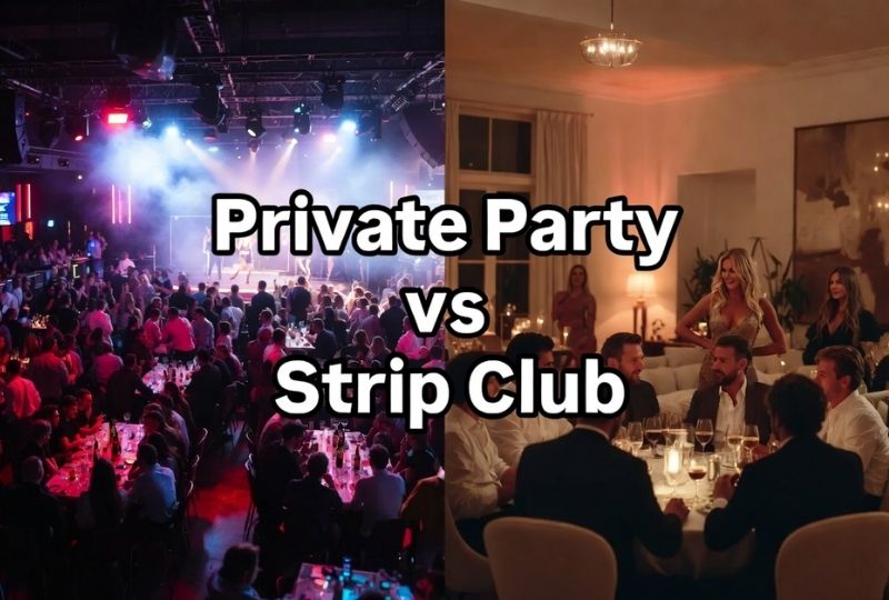 private party vs strip club comparison for exotic dancers near you